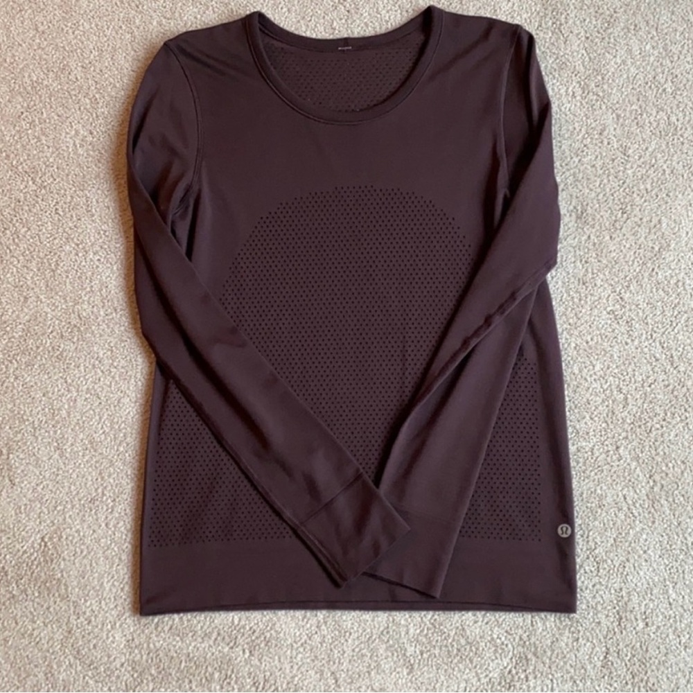 lululemon athletica Purple Long Sleeve Top - Picture 4 of 5